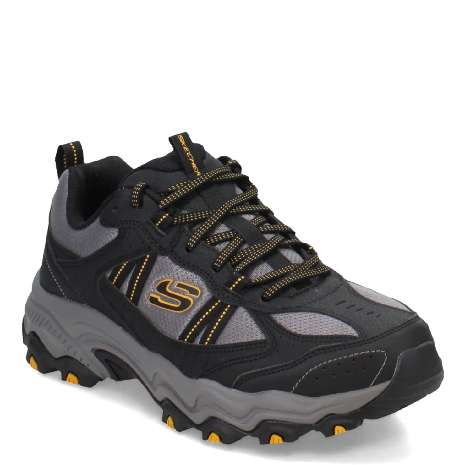 Sneakers & Athletics*Skechers Men's , Stamina AT - Upper Stitch Hiking Shoe - Wide Width Black/Charcoal
