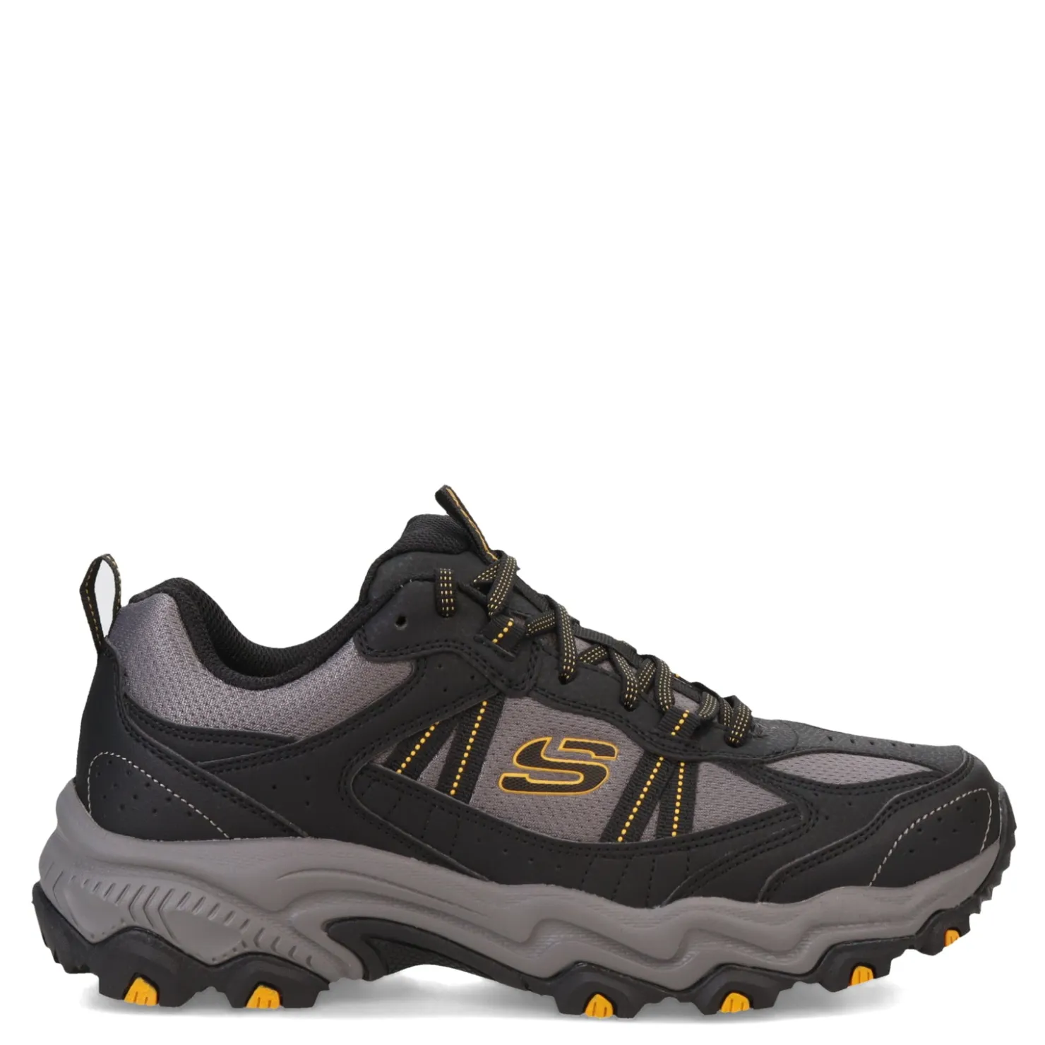 Sneakers & Athletics*Skechers Men's , Stamina AT - Upper Stitch Hiking Shoe - Wide Width Black/Charcoal