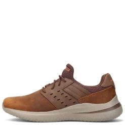 Sneakers & Athletics*Skechers Men's Street, Delson 3.0 - Ezra Sneaker - Wide Width Dark Brown