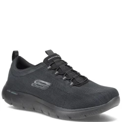 Walking*Skechers Men's , Summits - Louvin Sneaker - Wide Width Black/Black