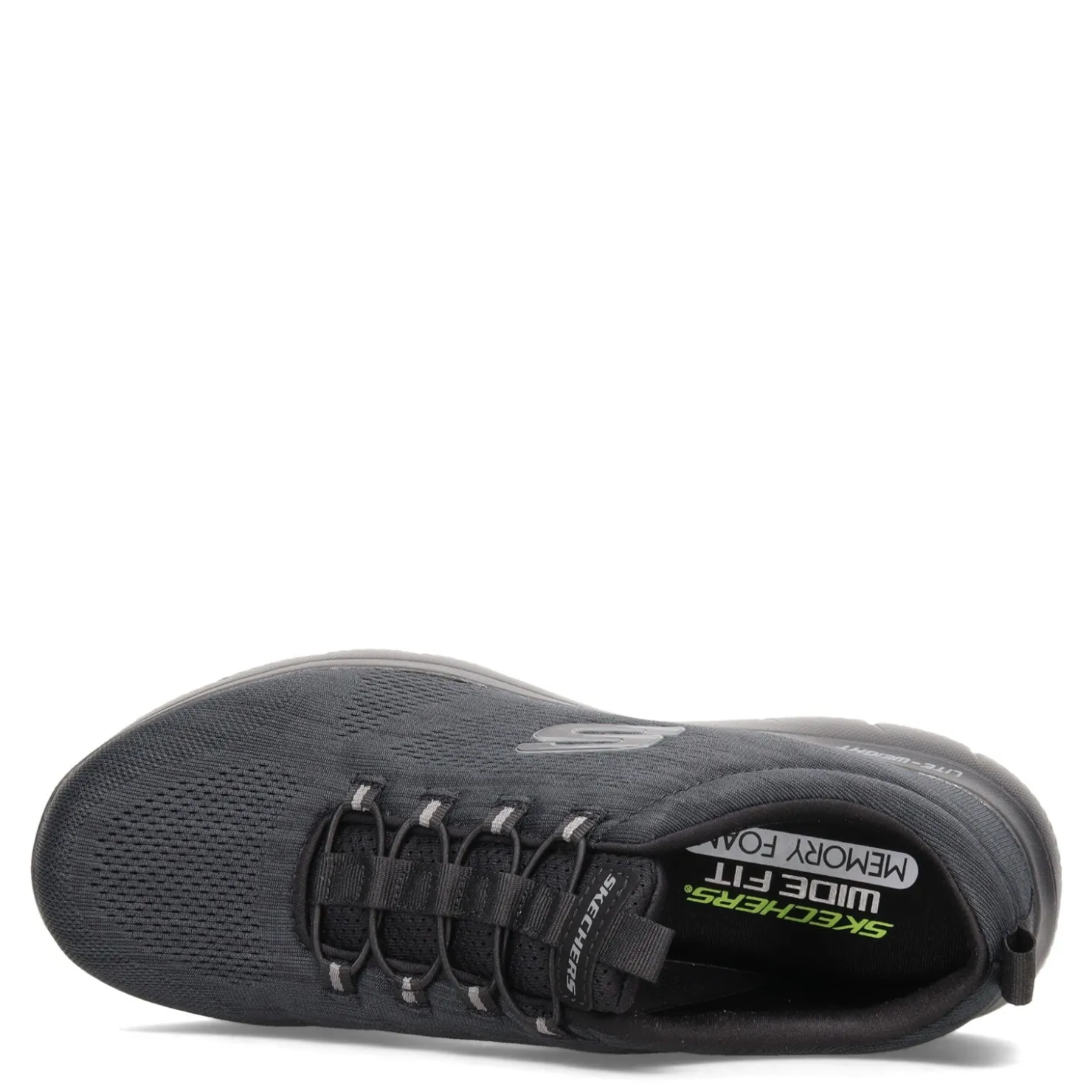 Walking*Skechers Men's , Summits - Louvin Sneaker - Wide Width Black/Black