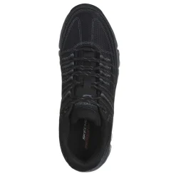 Sneakers & Athletics*Skechers Men's , Summits AT - Upper Draft Hiking Shoe - Wide Width Black/Charcoal