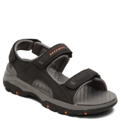 Sandals*Skechers Men's , Tresmen Garo Sandal Black