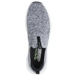 Slip-On Shoes*Skechers Men's , Vapor Foam - Oxulus Sneaker White/Black