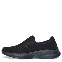 Slip-On Shoes*Skechers Work Men's , Relaxed Fit: Squad Chaos SR - Urgran Work Shoe Black