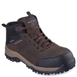 Boots*Skechers Work Men's Skechers, Work: Relment - Erett Composite Toe Work Boot Brown