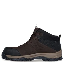 Boots*Skechers Work Men's Skechers, Work: Relment - Erett Composite Toe Work Boot - Wide Width Brown