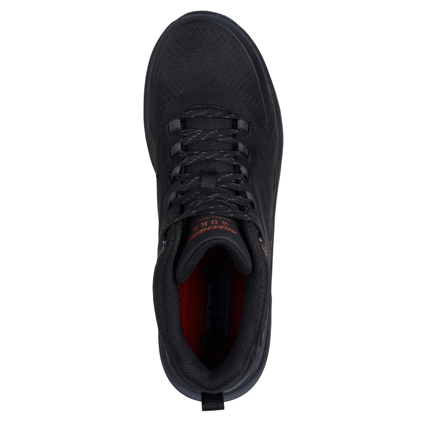 Sneakers & Athletics*Skechers Work Men's , Speed-Flex Trekker High-Top Carbon Toe Work Sneaker Black Red