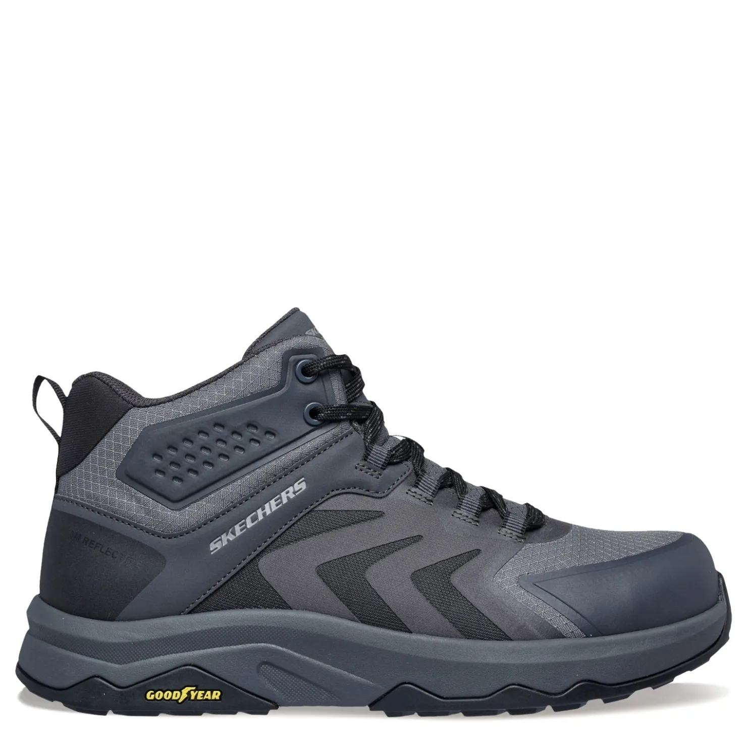 Work & Safety*Skechers Work Men's , Speed-Flex Trekker High-Top Carbon Toe Work Sneaker - Wide Width Charcoal