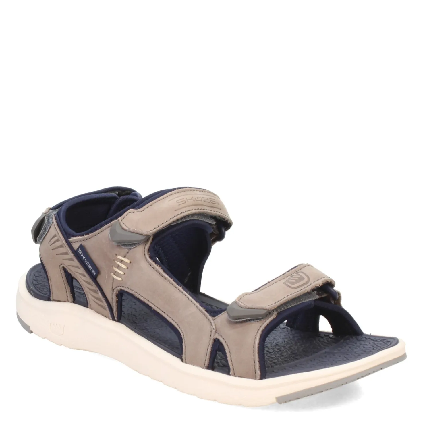 Outdoor & Hiking*Skuze Men's , Cabo Sandal Grey Navy