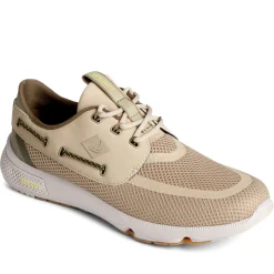 Sneakers & Athletics*Sperry Men's , 7 Seas 3 Eye Sneaker Light Taupe