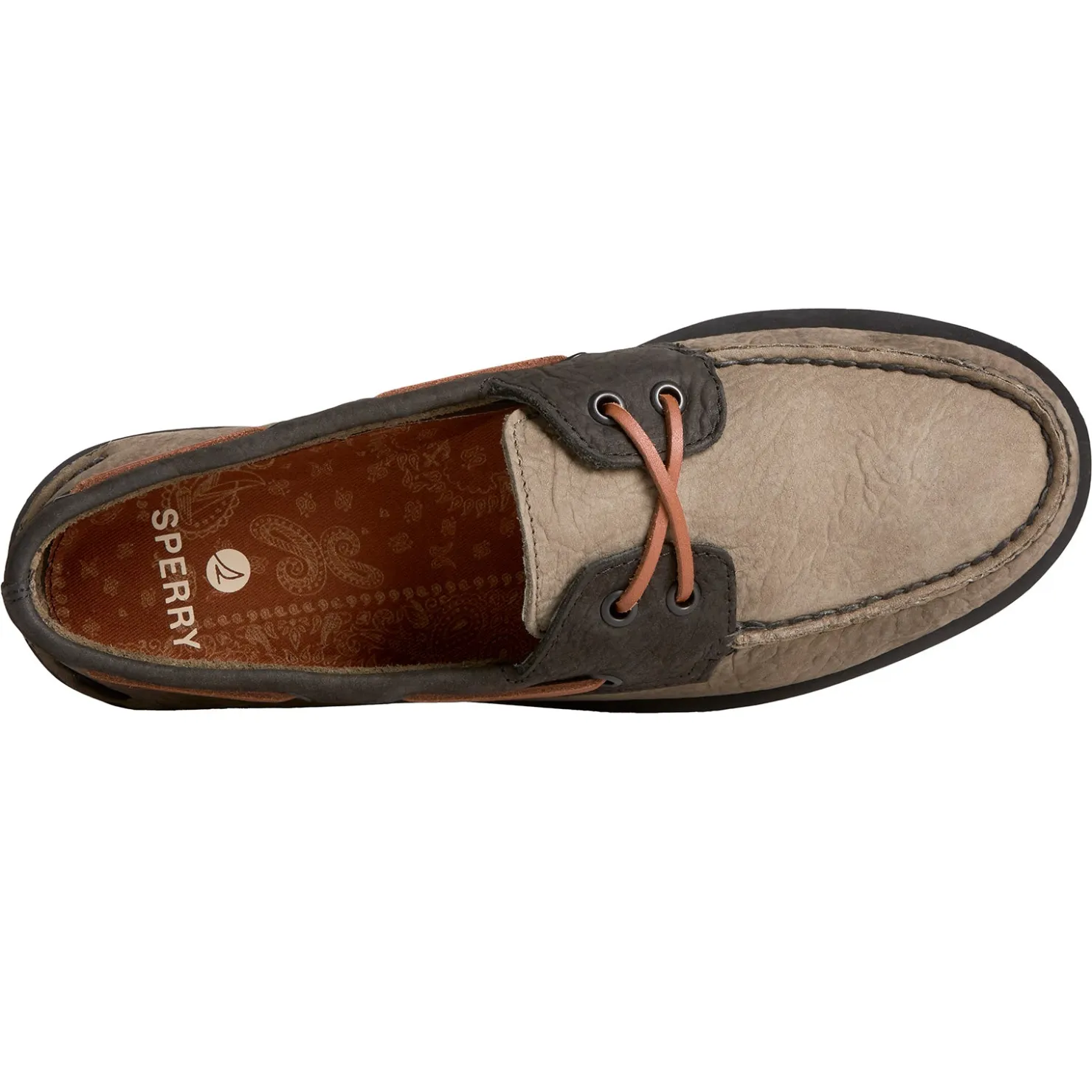Boat Shoes*Sperry Men's , Authentic Plushwave Double Sole Boat Shoe Olive