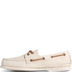 Boat Shoes*Sperry Men's , Authentic SeaCycled Boat Shoe Cream
