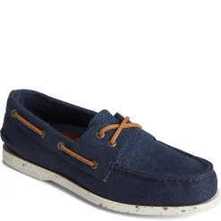 Boat Shoes*Sperry Men's , Authentic SeaCycled Boat Shoe Navy