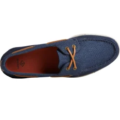 Boat Shoes*Sperry Men's , Authentic SeaCycled Boat Shoe Navy
