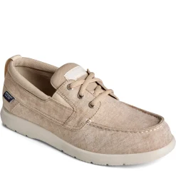 Loafers*Sperry Men's , Bowrider Plushstep 3-Eye Slip-On Sand