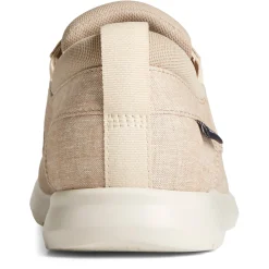 Loafers*Sperry Men's , Bowrider Plushstep 3-Eye Slip-On Sand