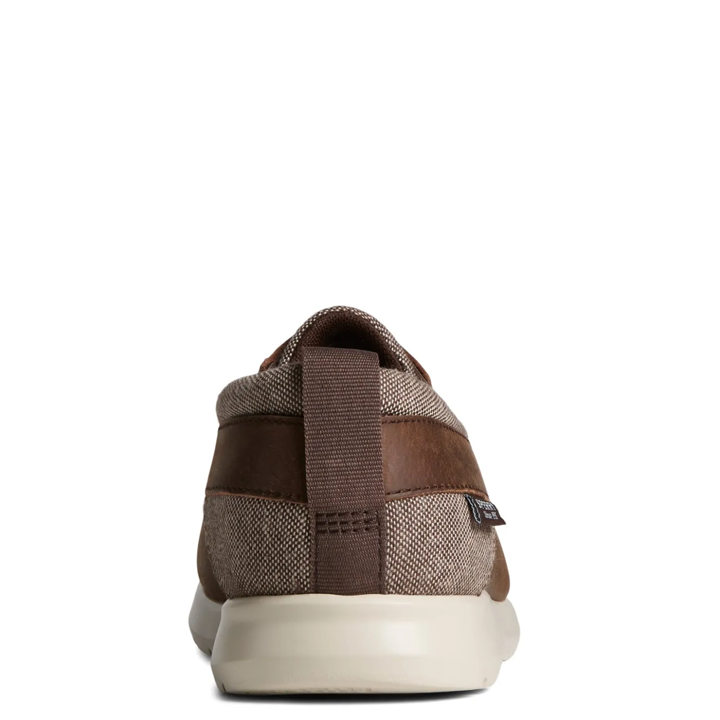 Boat Shoes*Sperry Men's , Bowrider Plushstep 3-Eye Slip-On Brown Leather