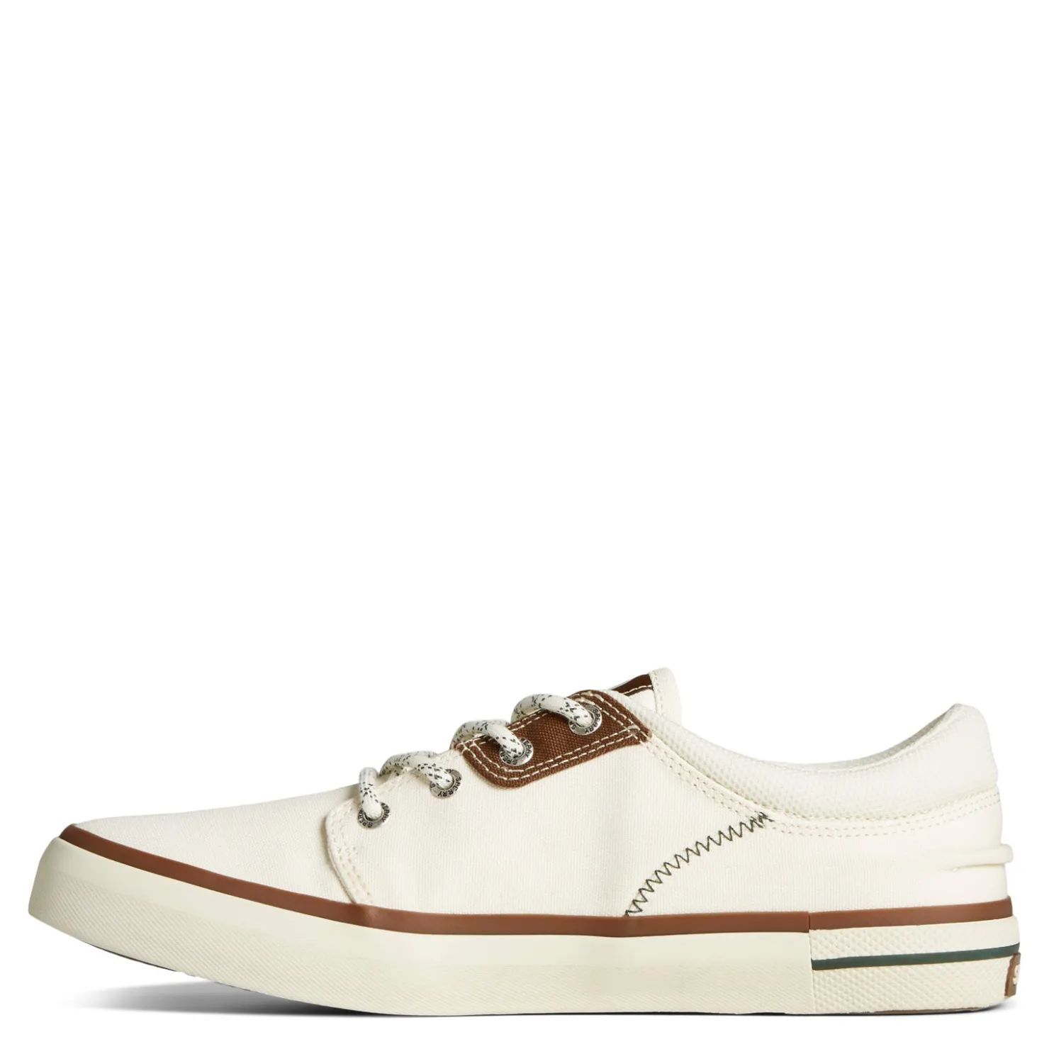 Sneakers & Athletics*Sperry Men's , Crossjack Sneaker Off White / Brown