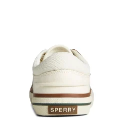 Sneakers & Athletics*Sperry Men's , Crossjack Sneaker Off White / Brown