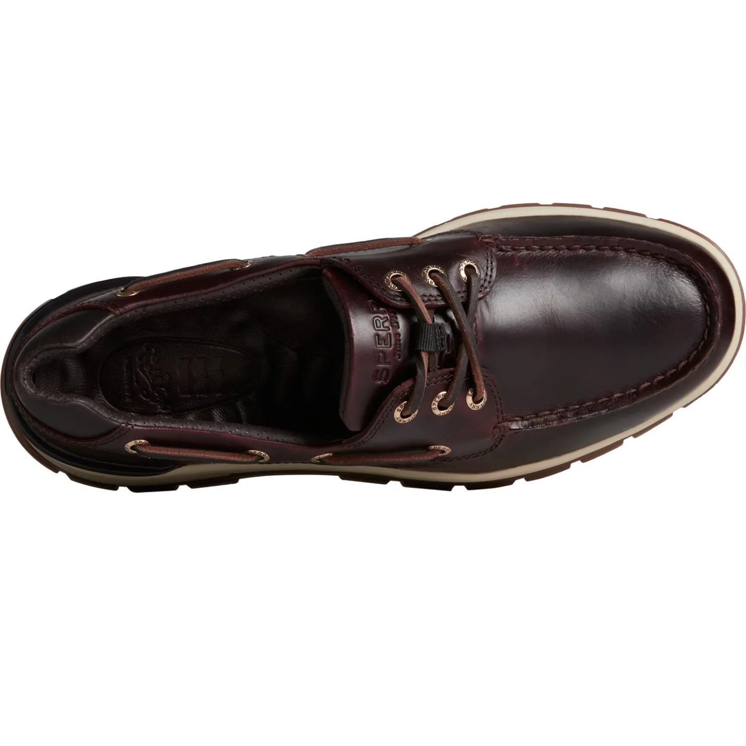 Loafers*Sperry Men's , Gold Cup Billfish Plushwave Boat Shoe Amaretto