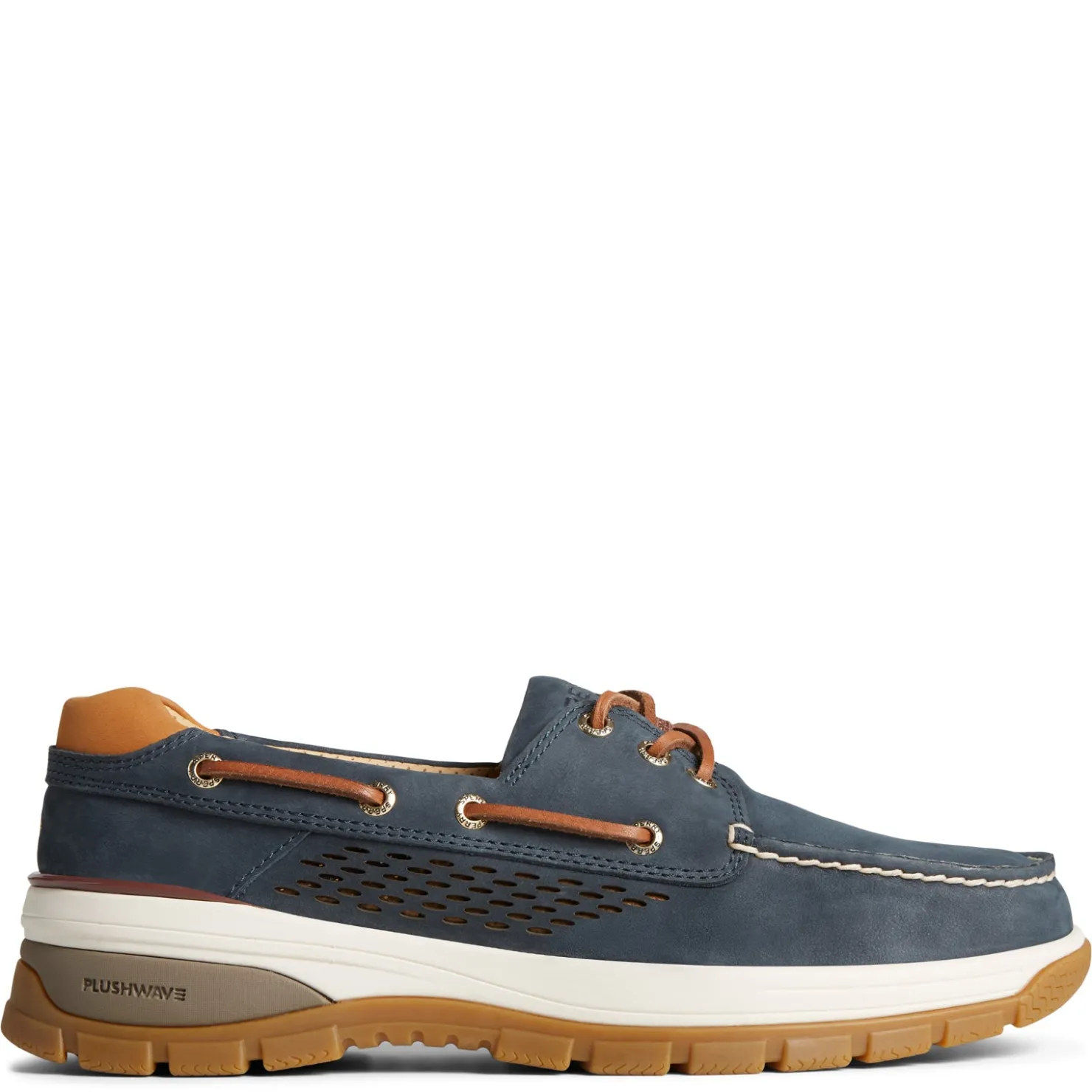 Boat Shoes*Sperry Men's , Gold Cup Billfish Plushwave Boat Shoe Navy