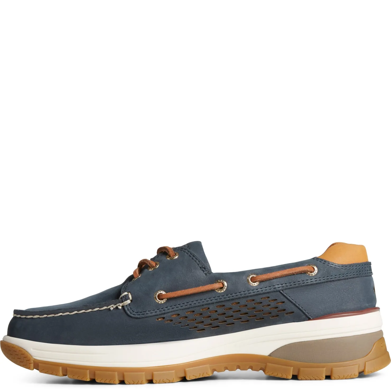 Boat Shoes*Sperry Men's , Gold Cup Billfish Plushwave Boat Shoe Navy