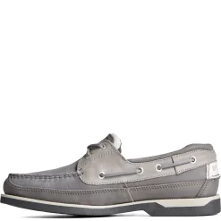 Boat Shoes*Sperry Men's , Gold Cup Mako 2 Eye Boat Shoe Grey Nubuck