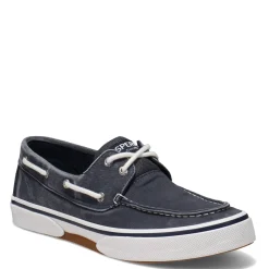Boat Shoes*Sperry Men's , Halyard Boat Shoe Navy Twill