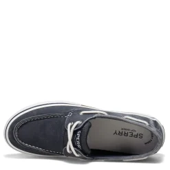 Boat Shoes*Sperry Men's , Halyard Boat Shoe Navy Twill