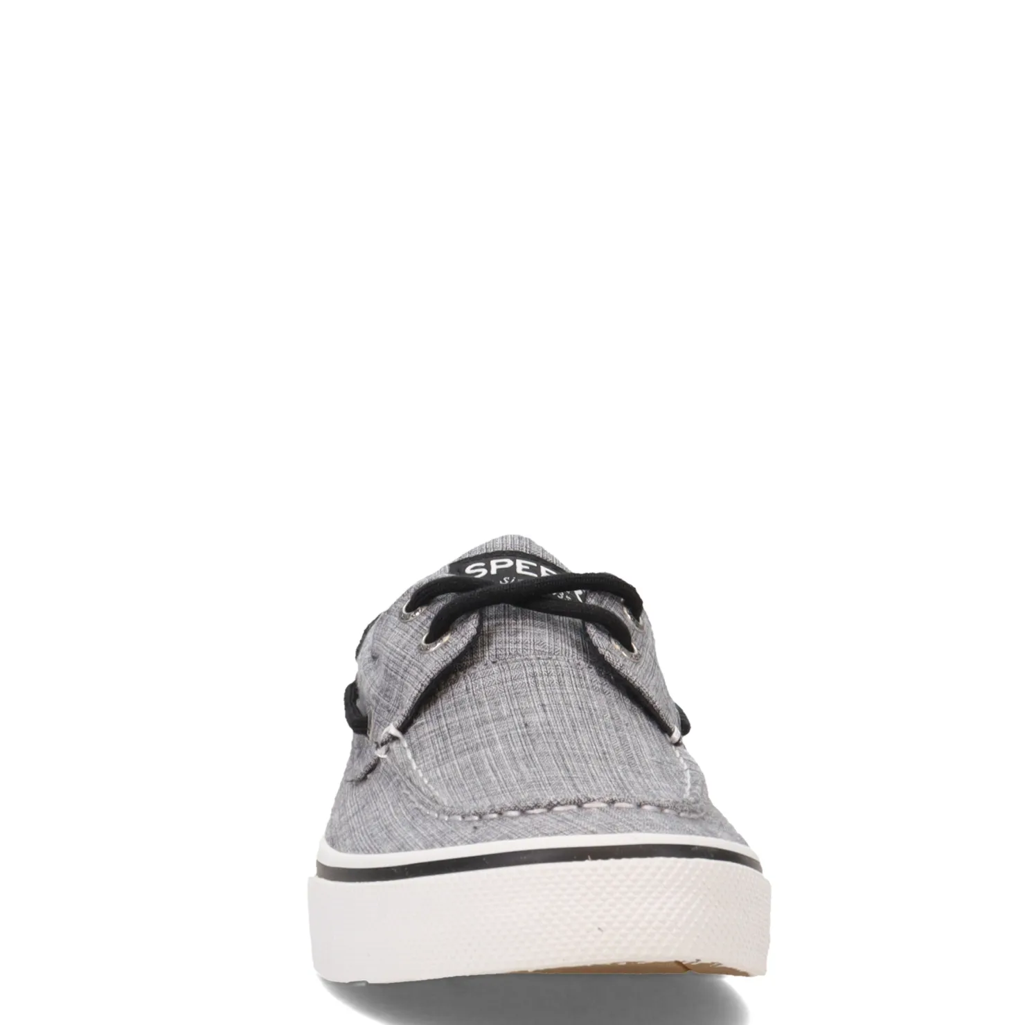 Boat Shoes*Sperry Men's , Halyard Boat Shoe Black Linen