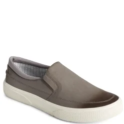 Loafers*Sperry Men's , Halyard CVO Plushstep Slip-On Gray