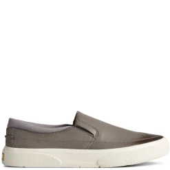 Loafers*Sperry Men's , Halyard CVO Plushstep Slip-On Gray