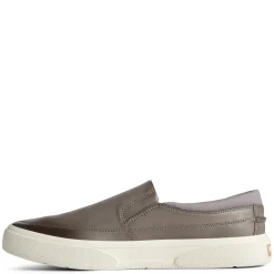 Loafers*Sperry Men's , Halyard CVO Plushstep Slip-On Gray
