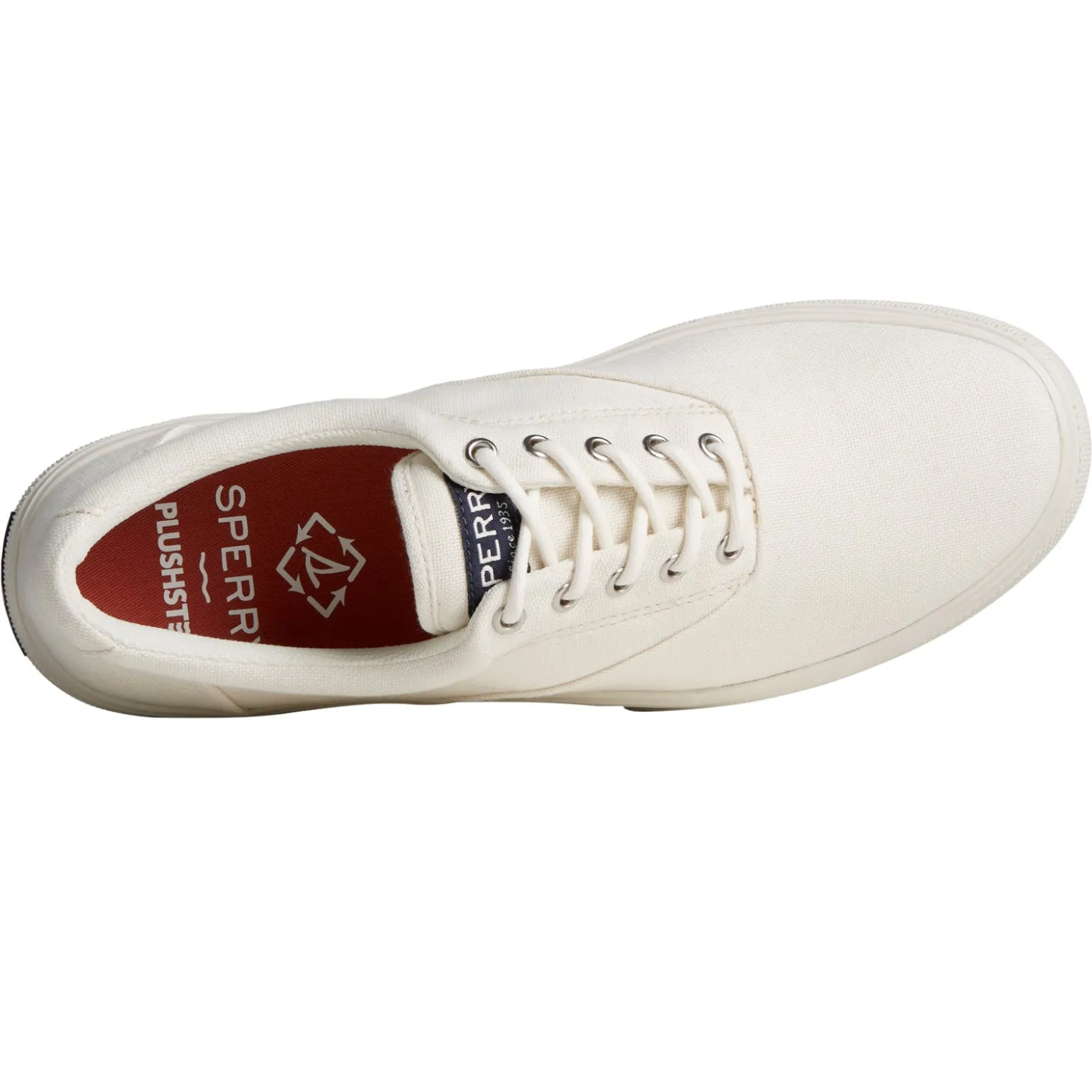 Fashion & Street*Sperry Men's , Halyard CVO Plushstep Sneaker Bone