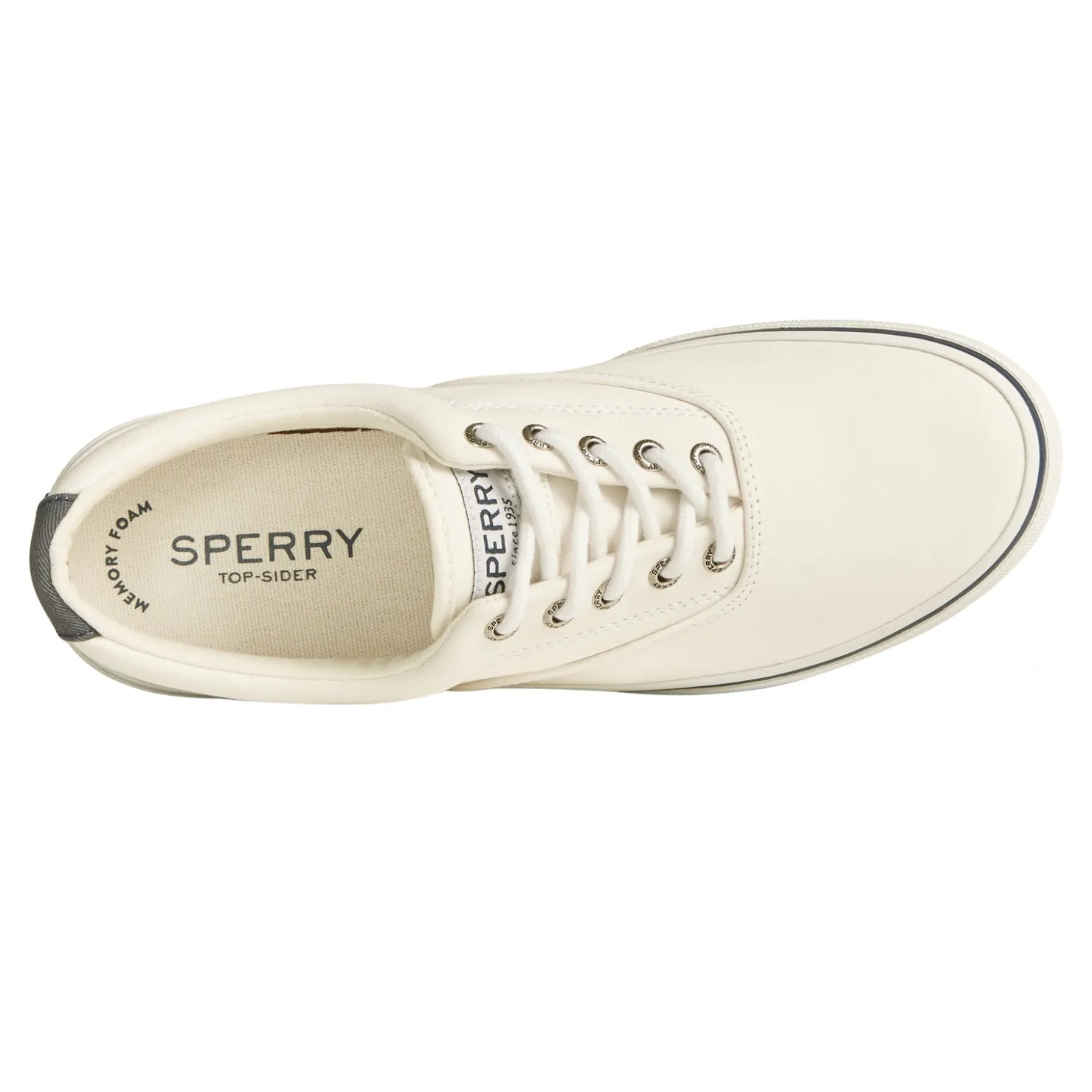 Sneakers & Athletics*Sperry Men's , Halyard CVO Sneaker White Twill