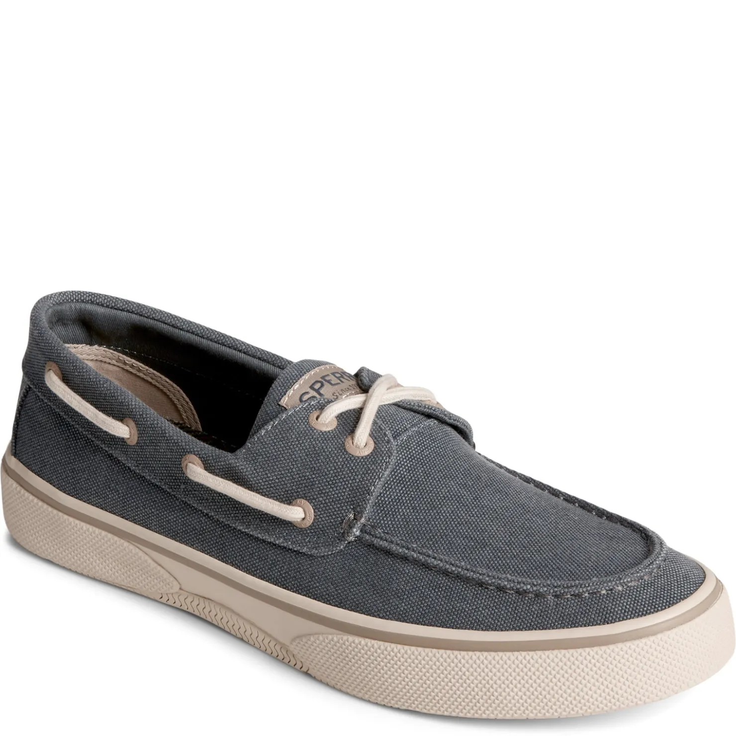 Boat Shoes*Sperry Men's , Halyard SeaCycled 2-Eye boat Shoe Blue