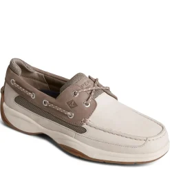 Loafers*Sperry Men's , Lanyard Boat Shoe Light Grey
