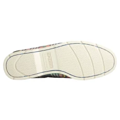 Boat Shoes*Sperry Men's , Leeward Cross Lace Boat Shoe Kick Back Plaid