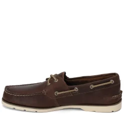 Boat Shoes*Sperry Men's , Leeward X Lace Boat Shoe Dark Brown