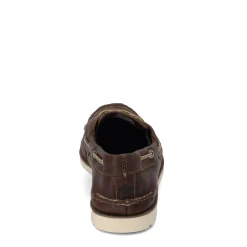 Boat Shoes*Sperry Men's , Leeward X Lace Boat Shoe Dark Brown