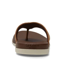 Flip Flops*Sperry Men's , Plushwave Thong Sandal Tan