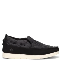 Slippers*Sperry Men's , Quilted Moc-Sider Slip-On Black