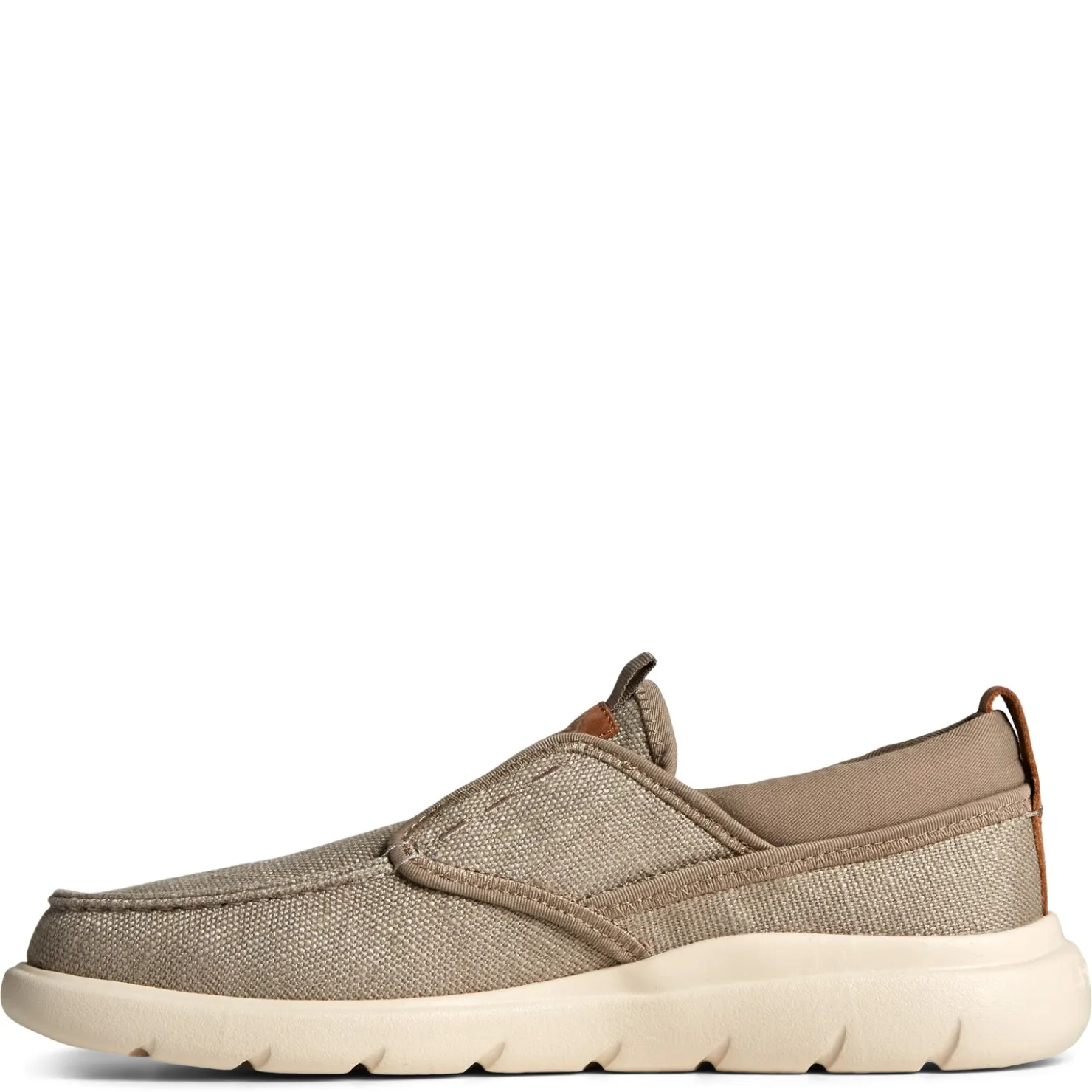 Loafers*Sperry Men's , SeaCycled Captain's Moc Slip-On Taupe