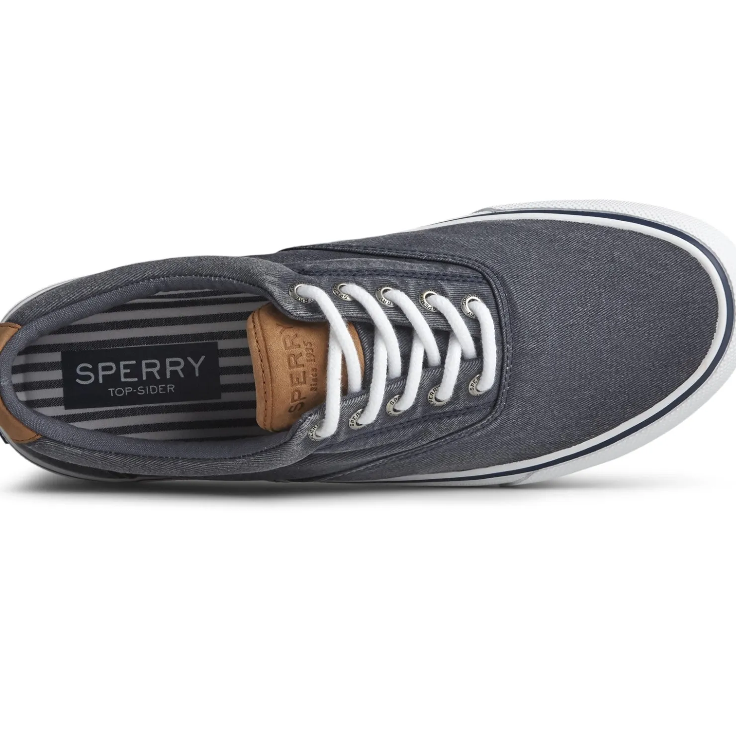 Sneakers & Athletics*Sperry Men's , Striper II CVO Sneaker Saltwash Navy