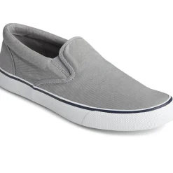 Sneakers & Athletics*Sperry Men's , Striper II Slip-On Sneaker Saltwash Grey