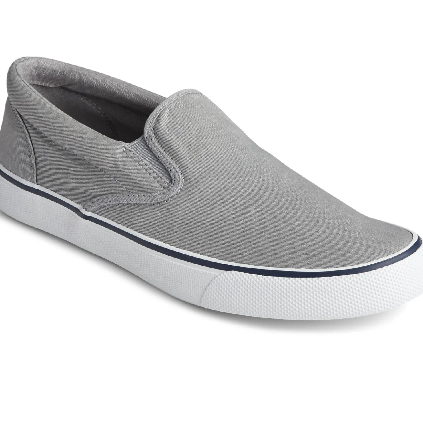 Sneakers & Athletics*Sperry Men's , Striper II Slip-On Sneaker Saltwash Grey