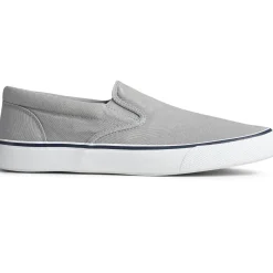 Sneakers & Athletics*Sperry Men's , Striper II Slip-On Sneaker Saltwash Grey