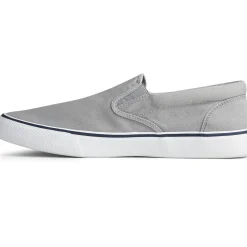 Sneakers & Athletics*Sperry Men's , Striper II Slip-On Sneaker Saltwash Grey
