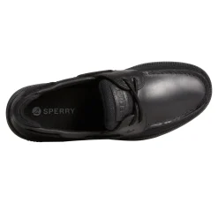 Boat Shoes*Sperry Men's , Surveyor 2 Eye Boat Shoe Baja Twist Black
